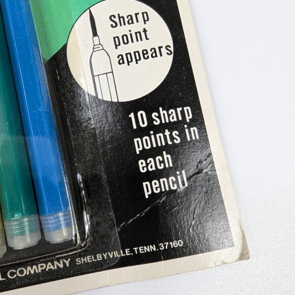 Vintage 1975 Empire Ever-Point Pencils #6505 Open Pack with 3 New Pencils - Picture 5 of 5
